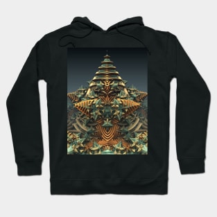 On point - Fractal - Mandelbulb - Manafold Art Hoodie